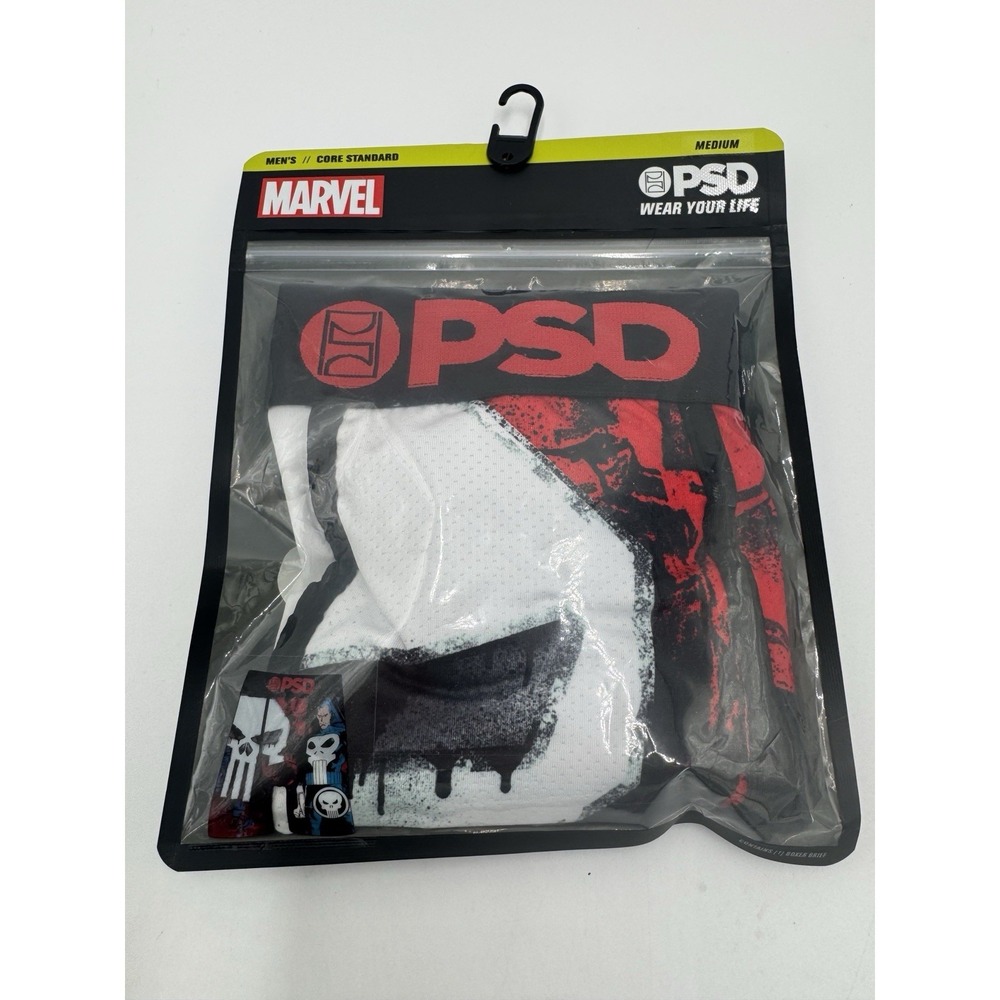 PSD Underwear Men's Punisher Boxer Briefs Medium NWT